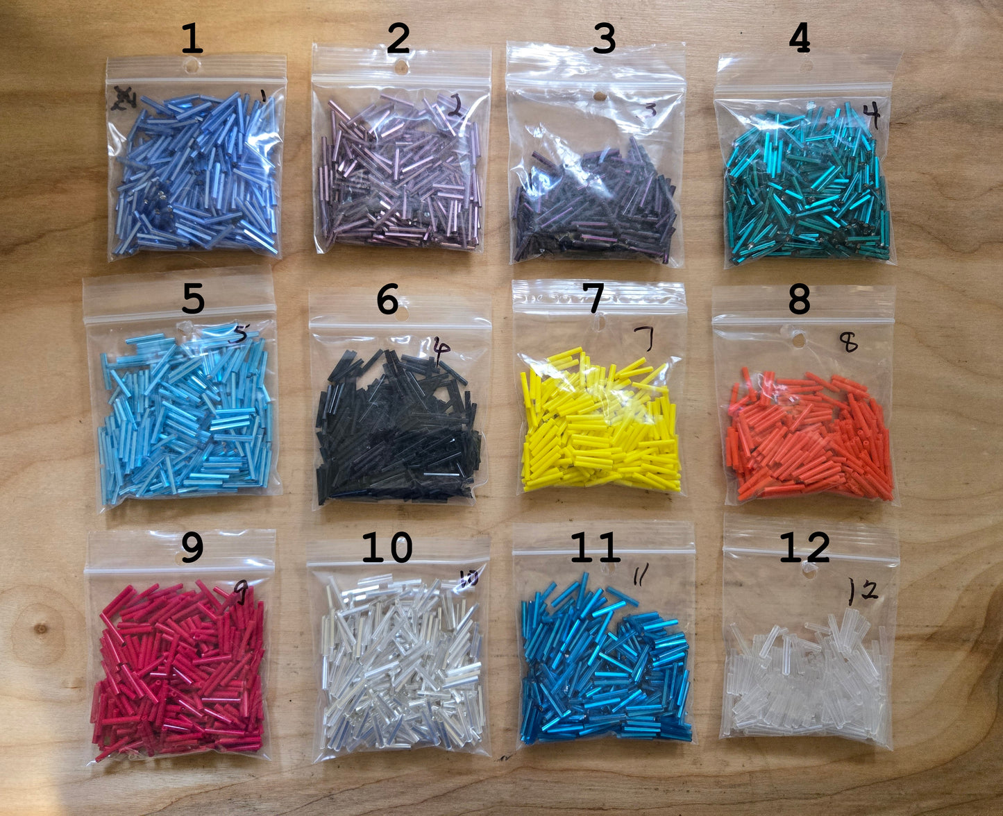 15mm Bugle Beads