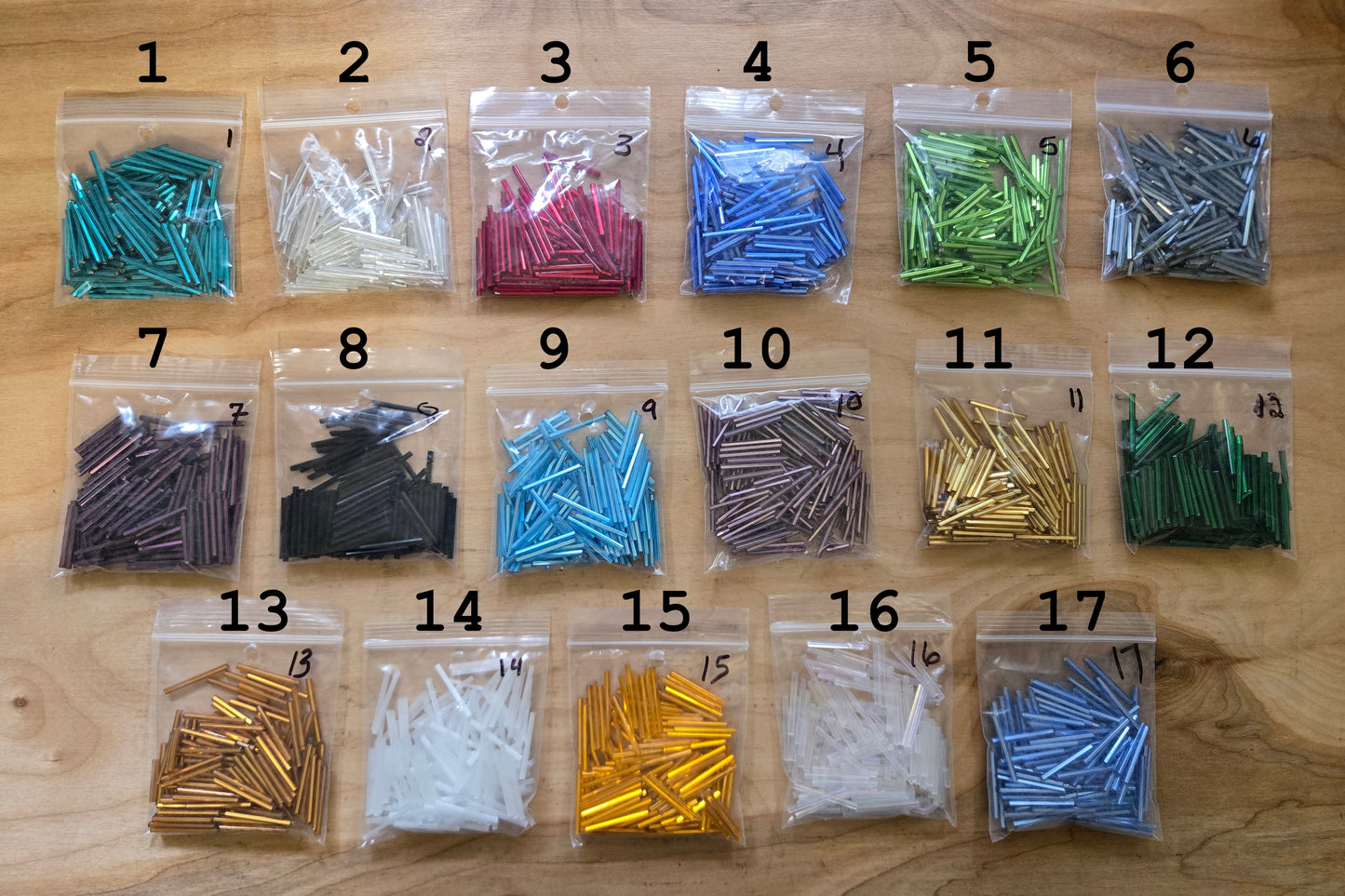 25mm Bugle Beads