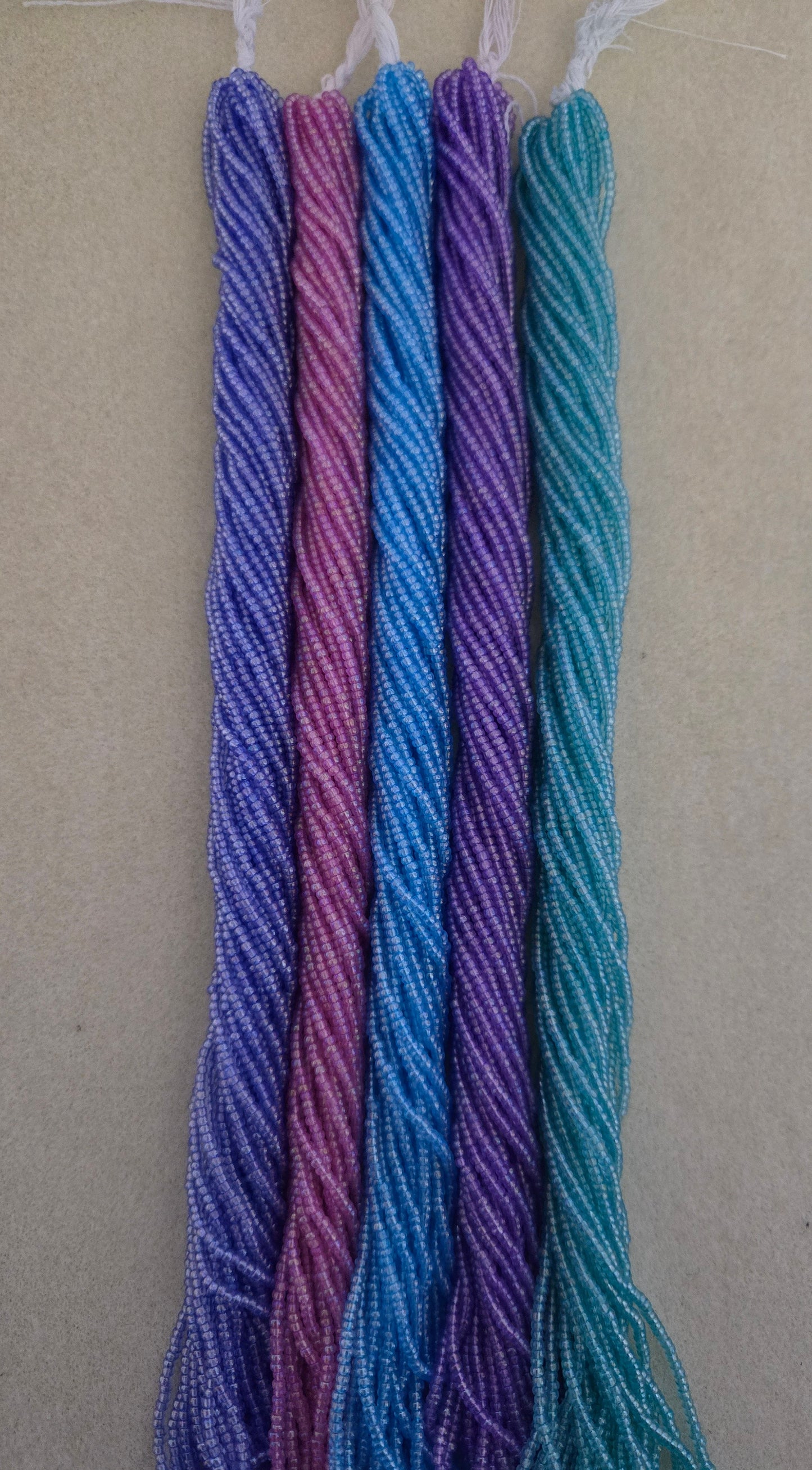 Size 11 Transparent Solgel Rainbow Czech Preciosa Seed Beads