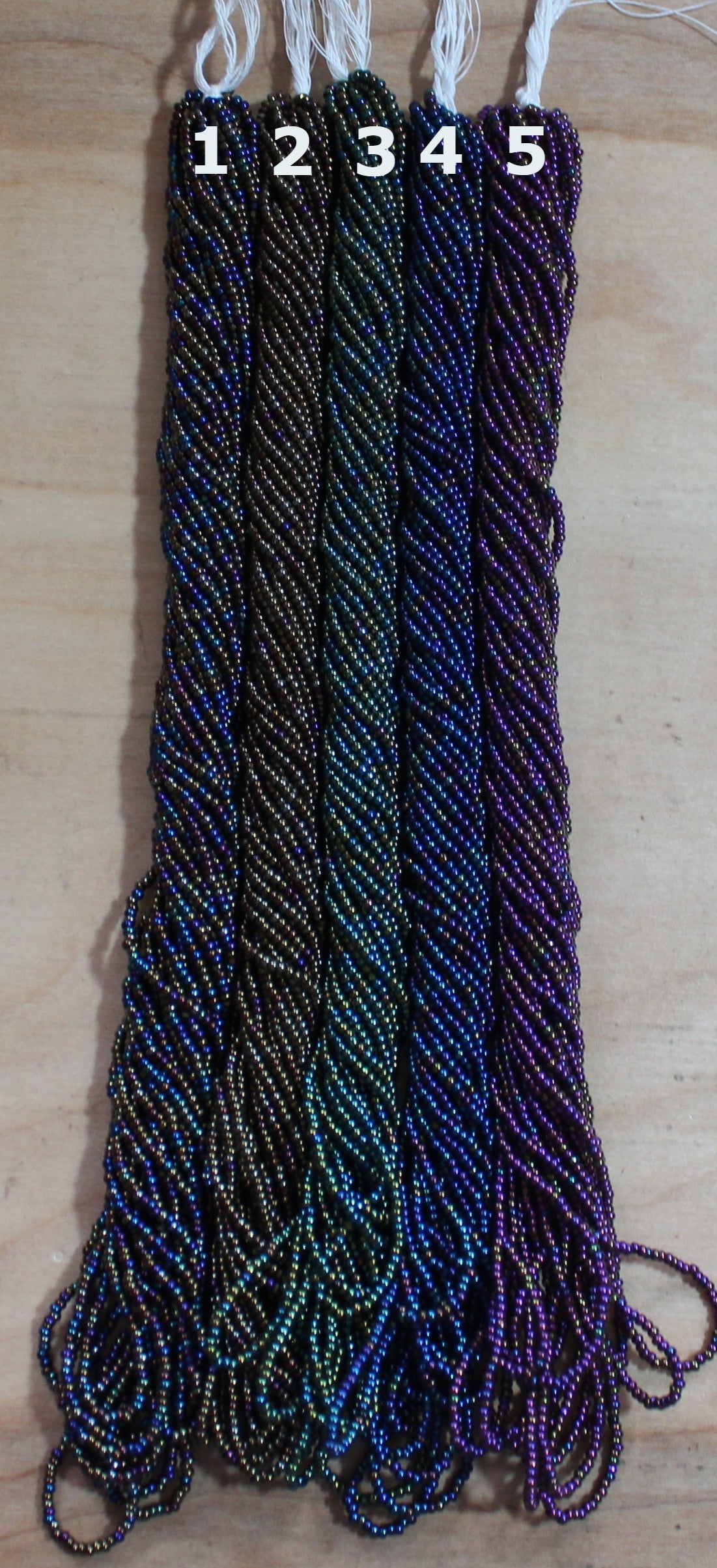 Czech Size 11 Iris Seed Beads