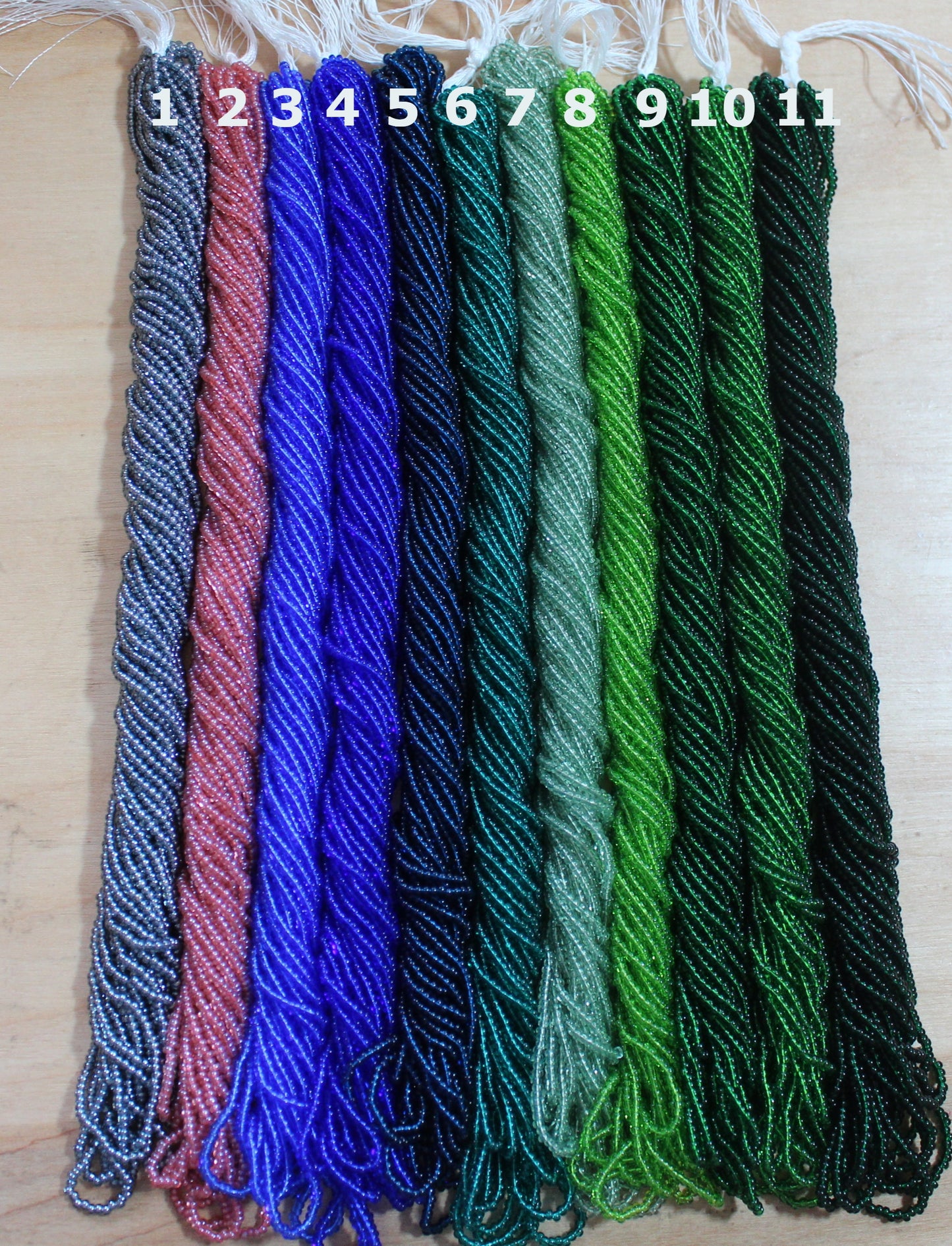 Czech Size 11 Transparent Seed Beads