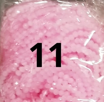 100 count 4mm dyed rondelles