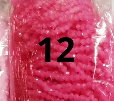 100 count 4mm dyed rondelles
