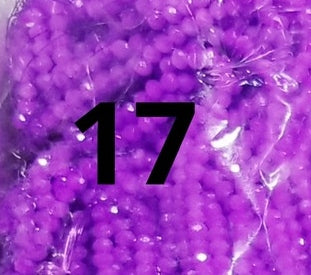 100 count 4mm dyed rondelles