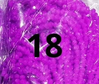 100 count 4mm dyed rondelles