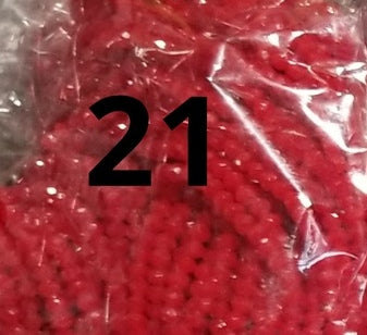 100 count 4mm dyed rondelles