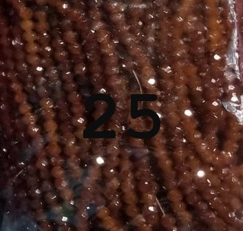 100 count 4mm dyed rondelles