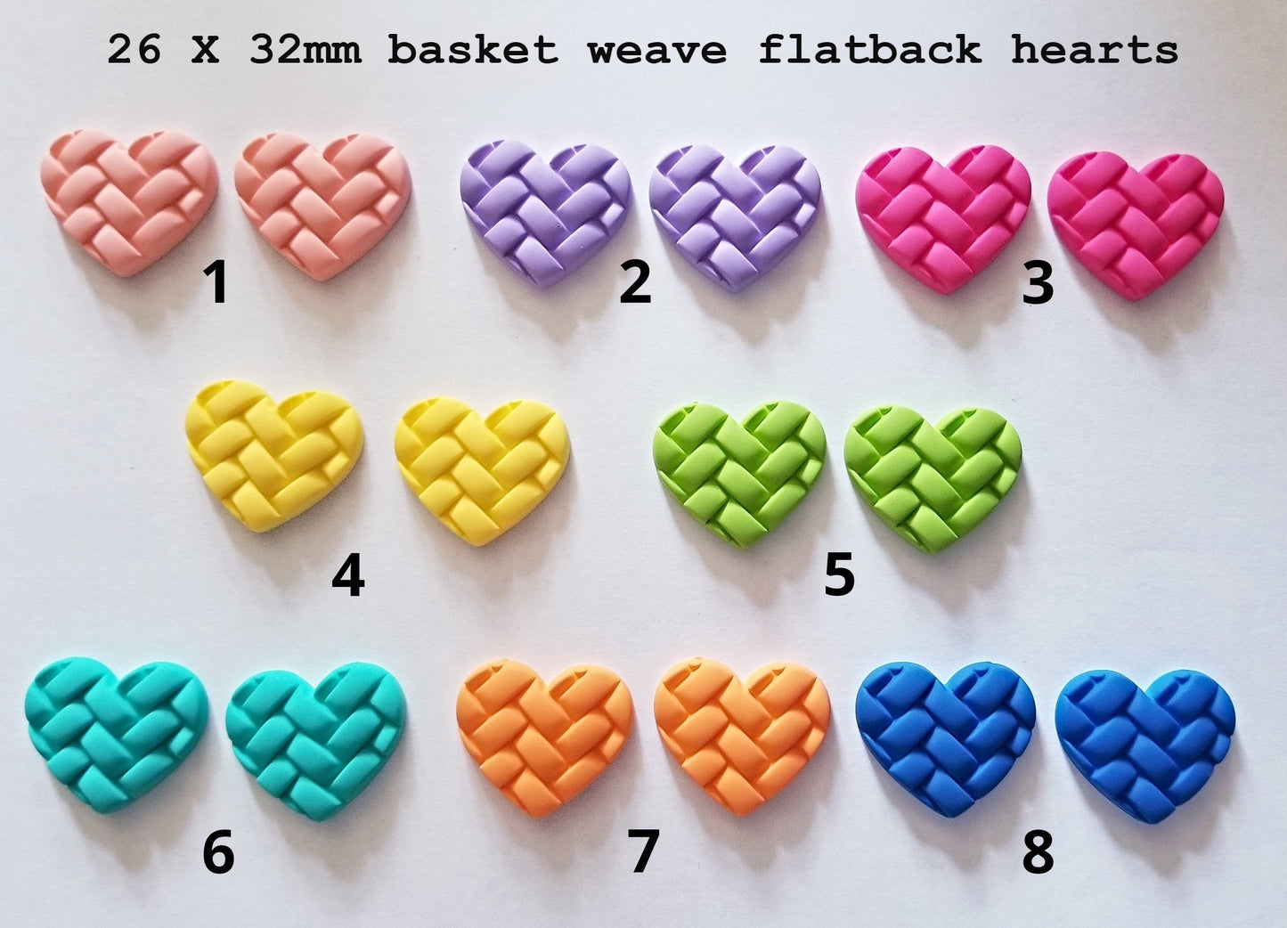 Basket Weave Hearts