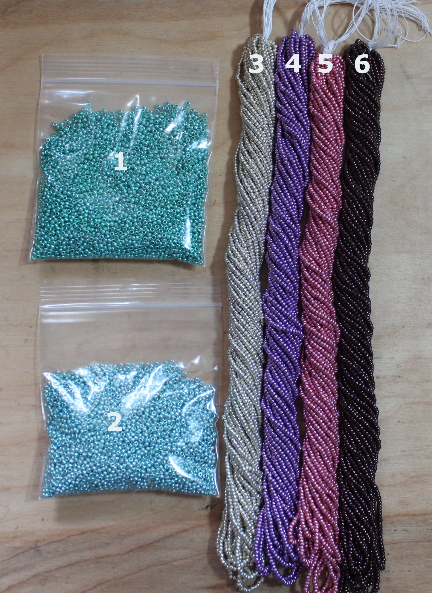 Czech Metallic Size 11 Seed Beads