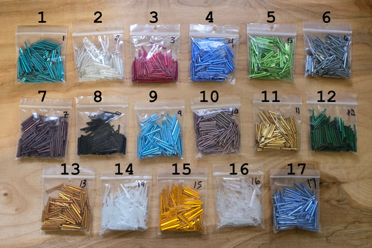 25mm Bugle Beads