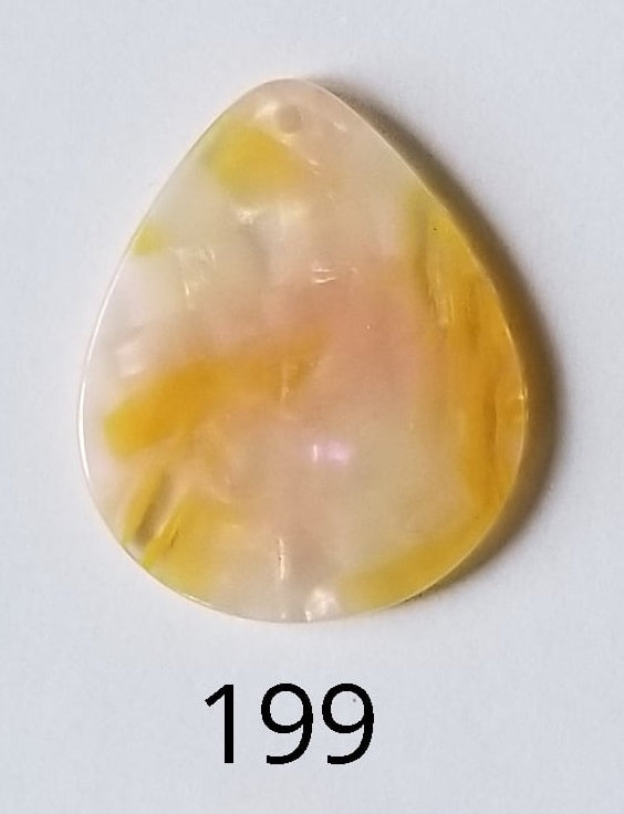 Tear Drop Acrylic Centers