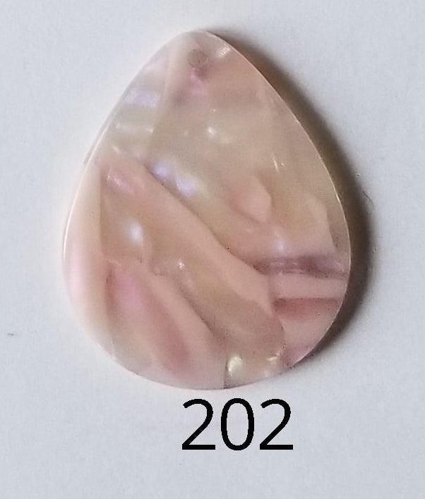 Tear Drop Acrylic Centers