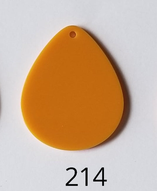 Tear Drop Acrylic Centers