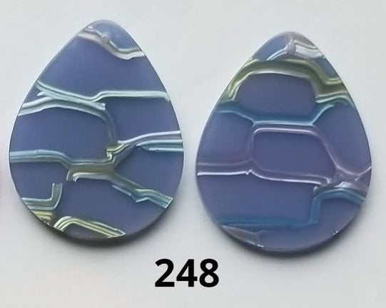 Tear Drop Acrylic Centers