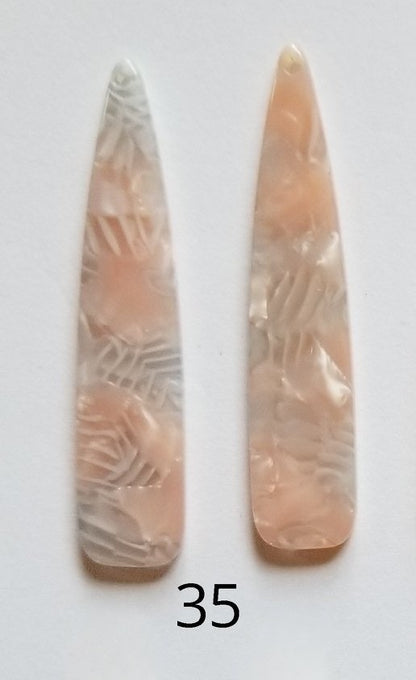 Long Drop Acrylic Centers