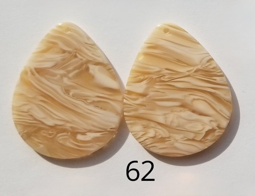 Tear Drop Acrylic Centers