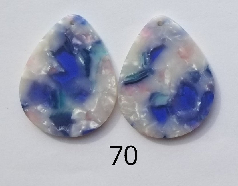Tear Drop Acrylic Centers