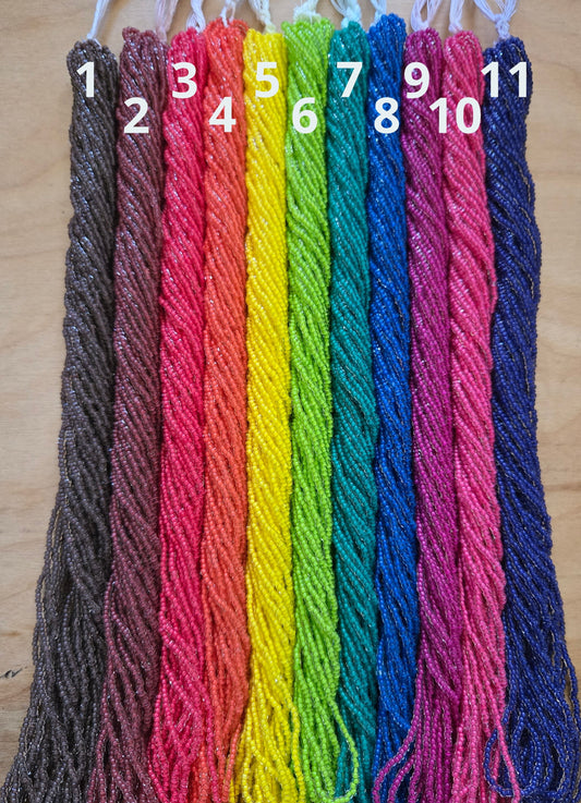 Czech Size 11 Terra Intensive Color Lined Seed Beads