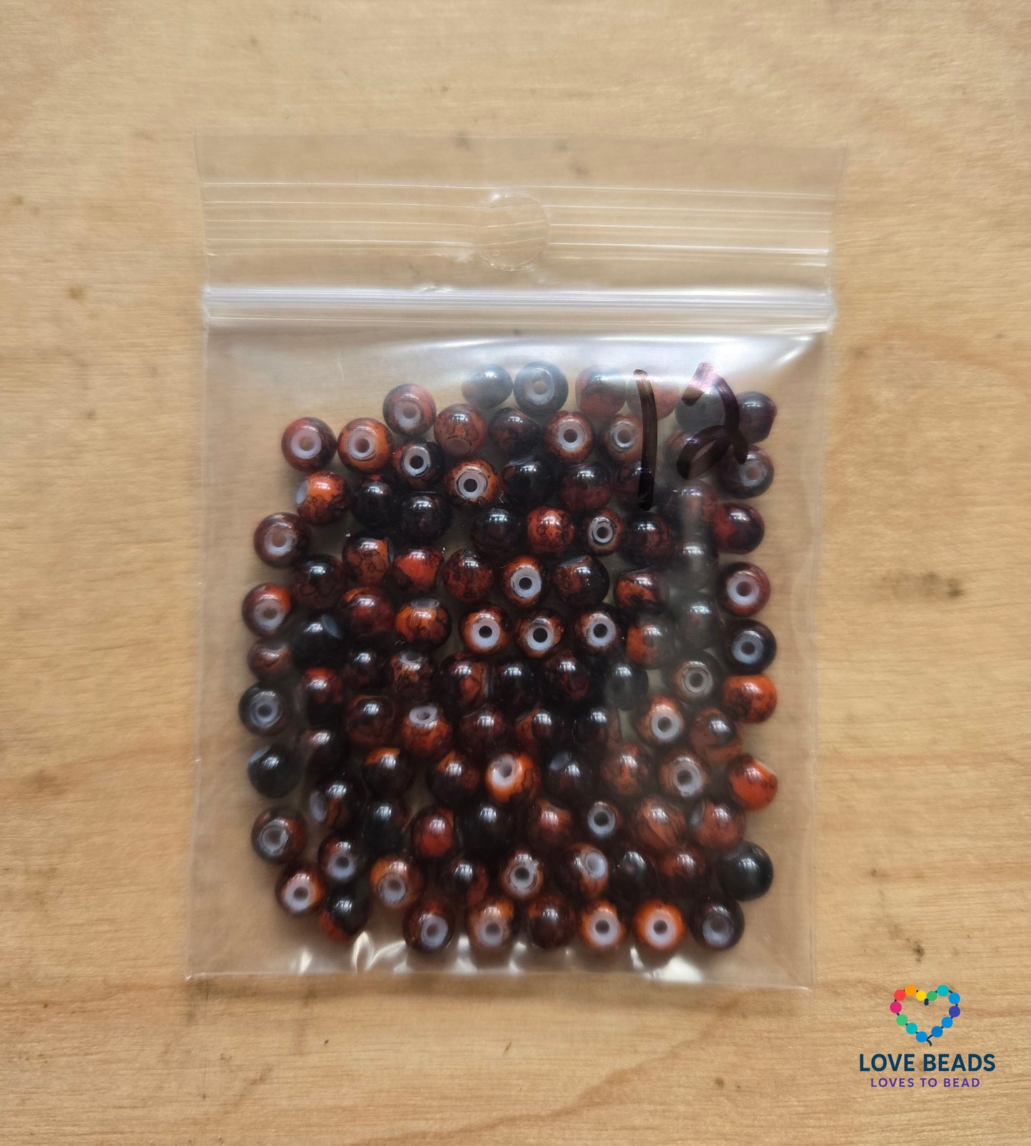 Clearance 4mm multi-color round edging beads