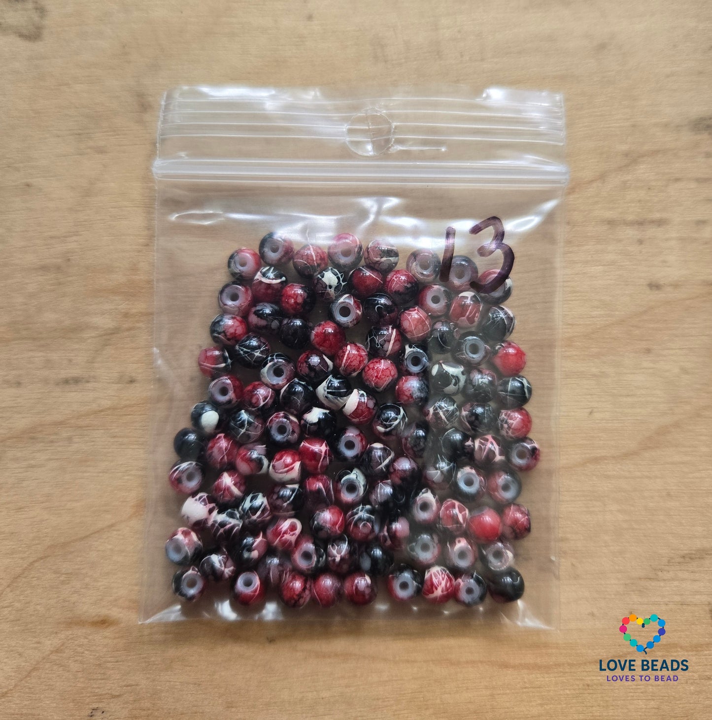 Clearance 4mm multi-color round edging beads