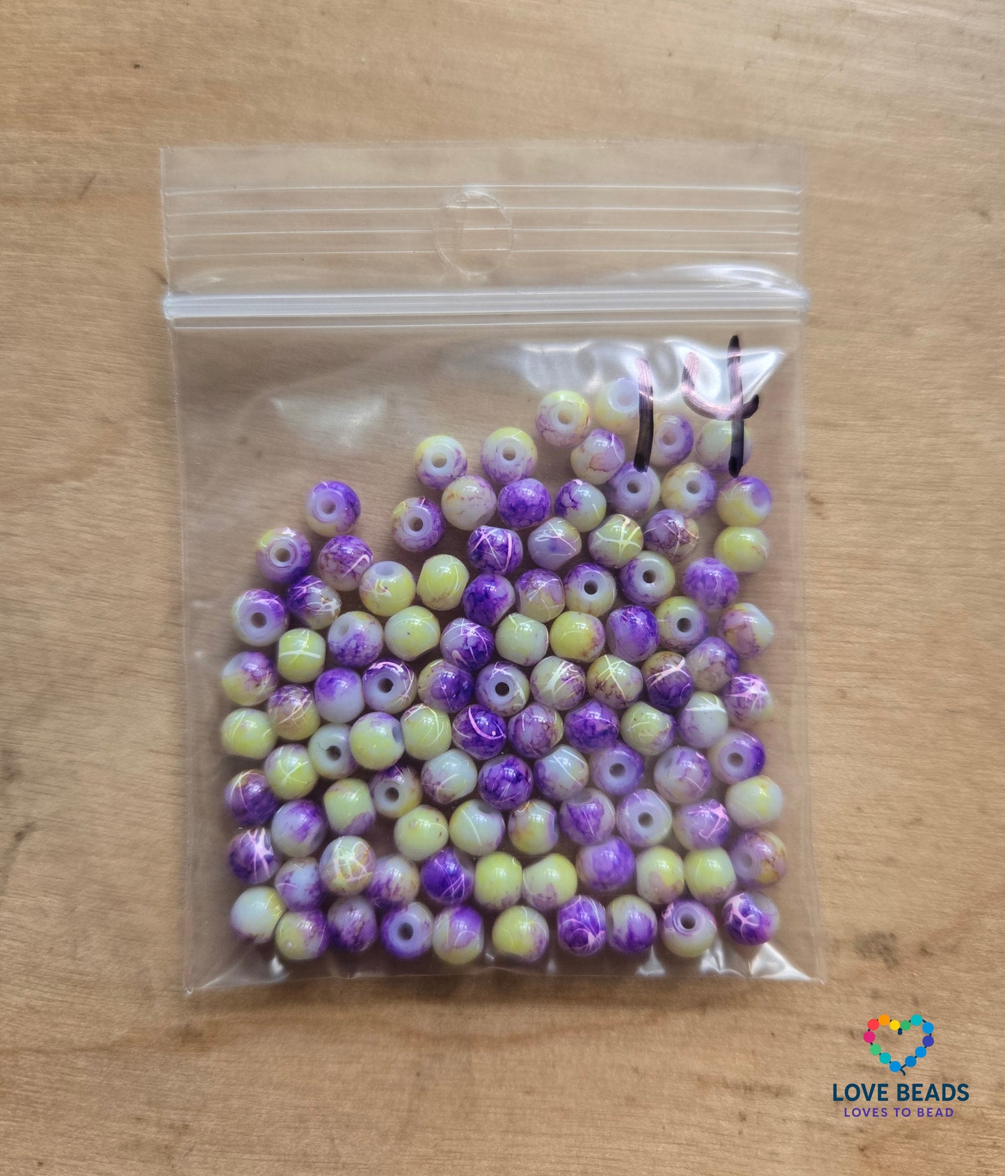 Clearance 4mm multi-color round edging beads