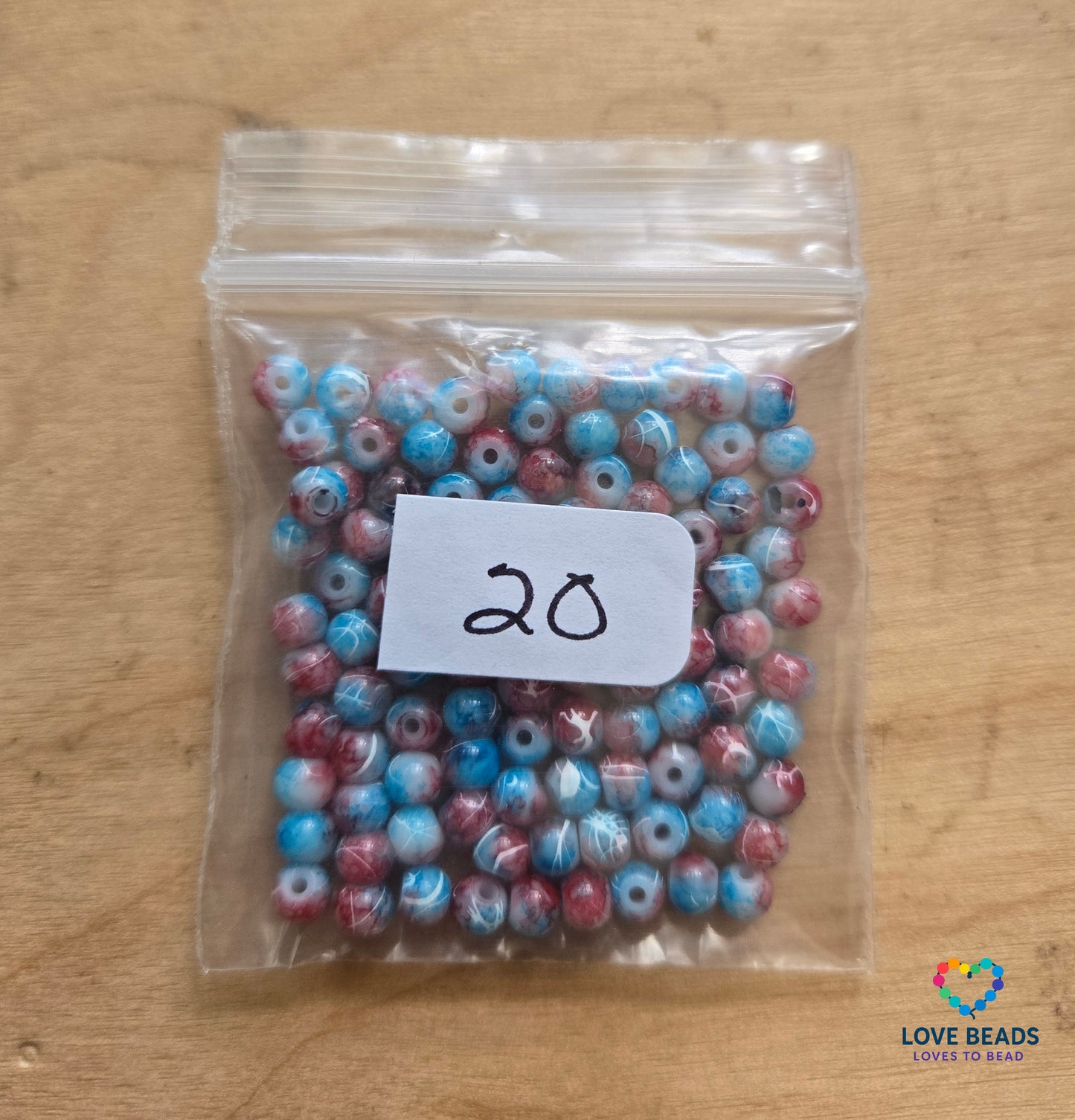 Clearance 4mm multi-color round edging beads
