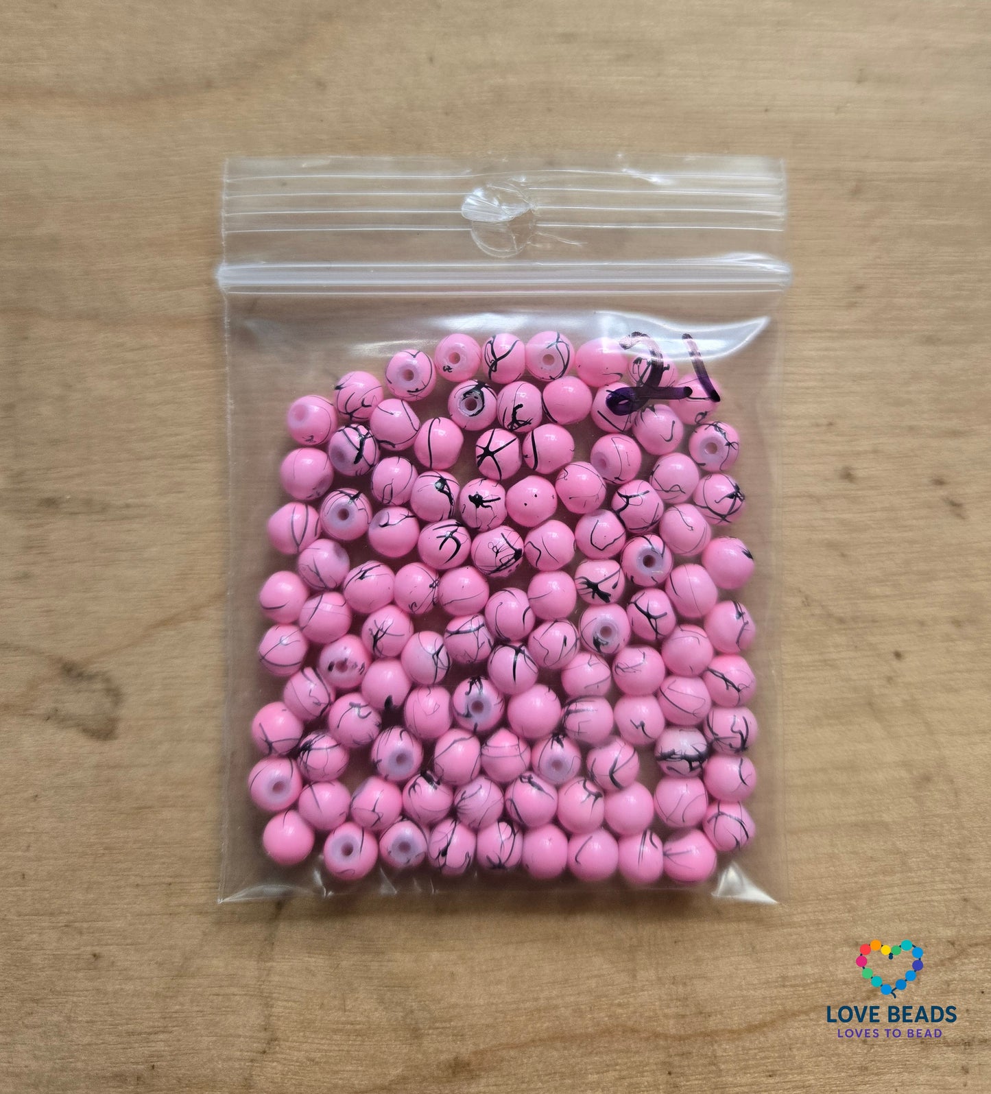 Clearance 4mm multi-color round edging beads