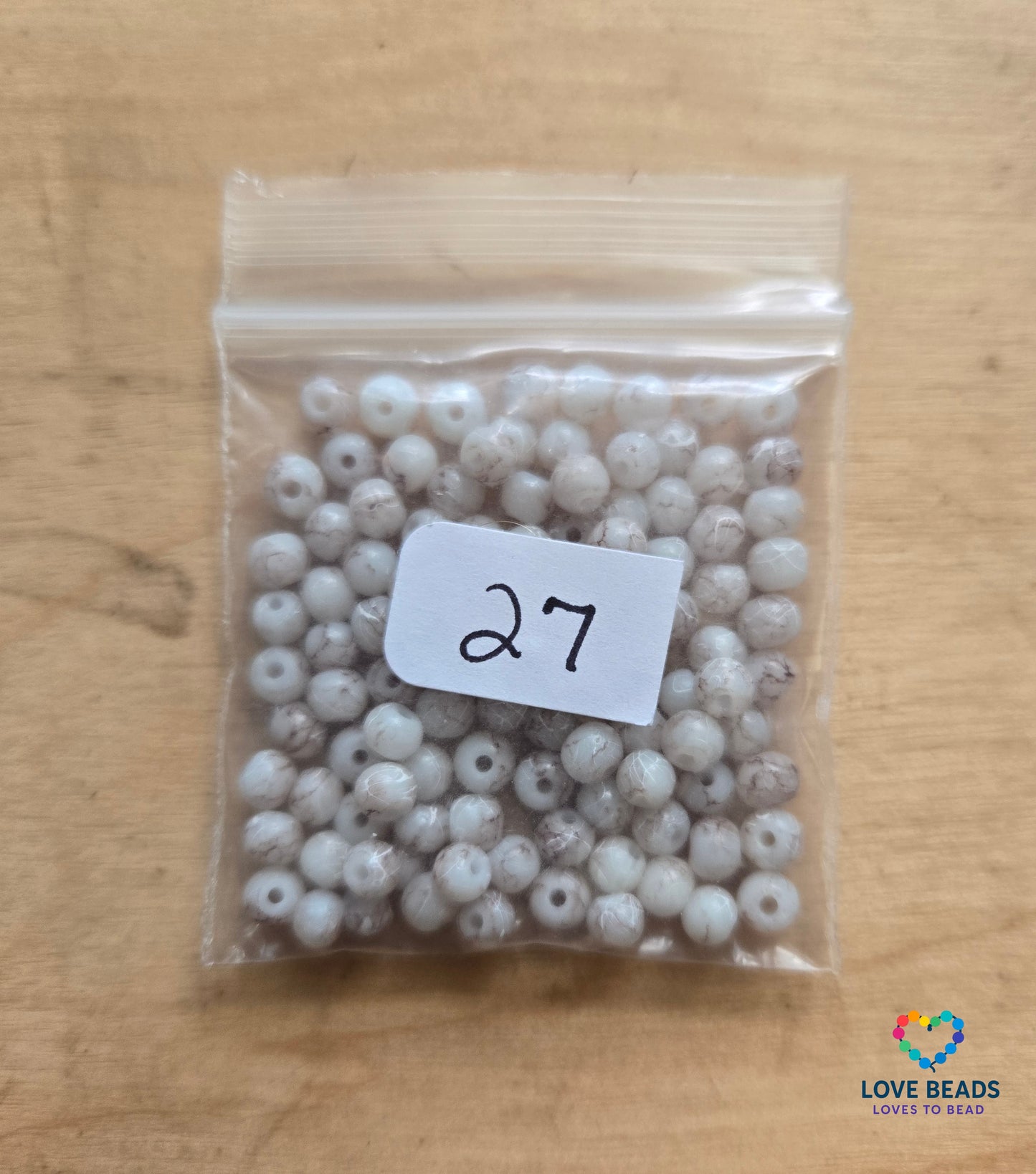 Clearance 4mm multi-color round edging beads