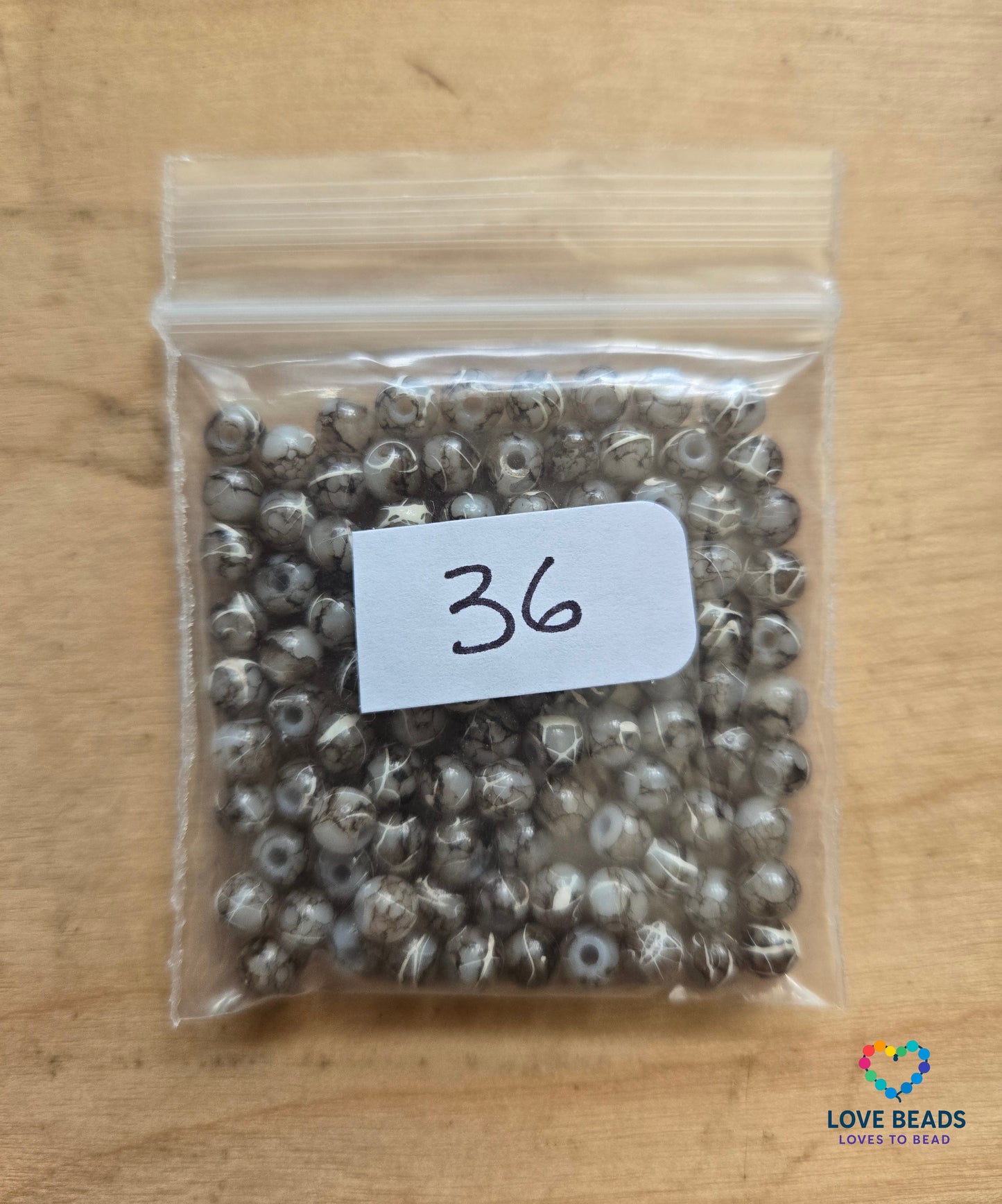 Clearance 4mm multi-color round edging beads