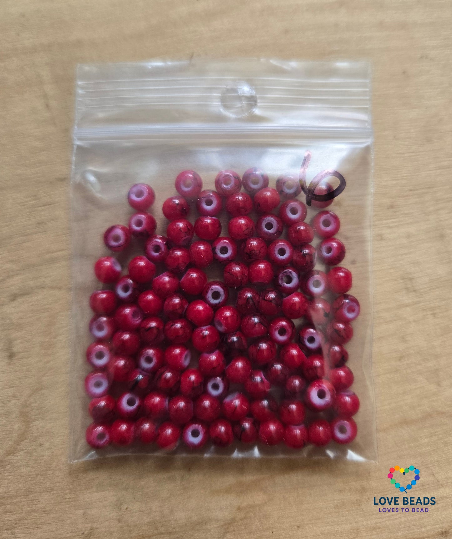 Clearance 4mm multi-color round edging beads