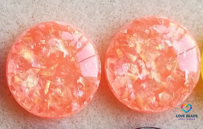 18mm Foil Flatback Centers