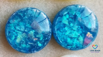 18mm Foil Flatback Centers