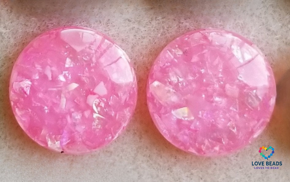 18mm Foil Flatback Centers