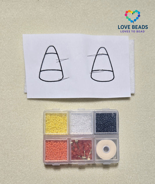 Candy Corn Luster Set