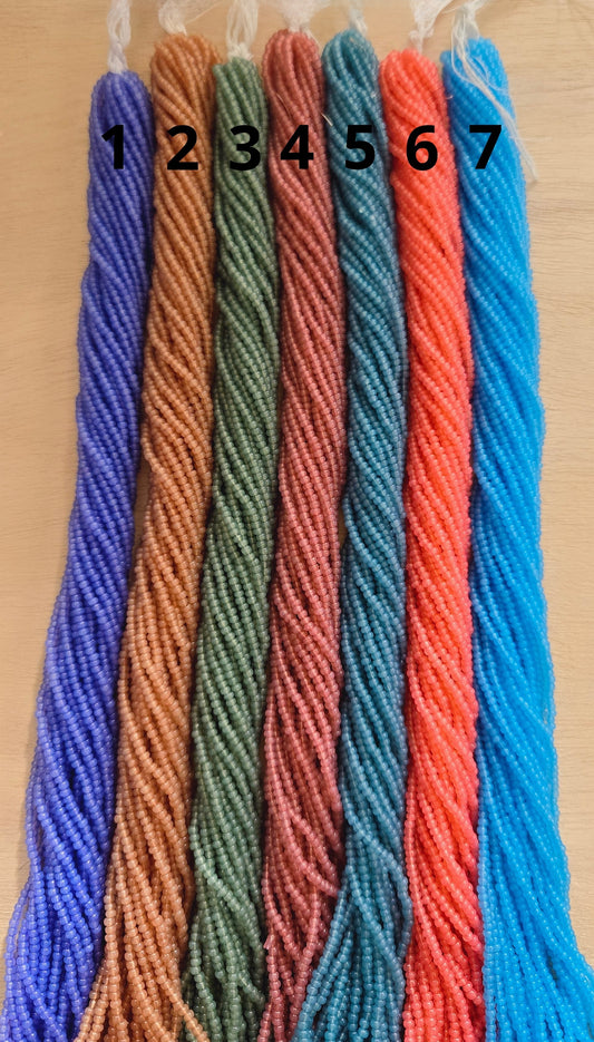 Czech Size 11 Opal Solgel Seed Beads
