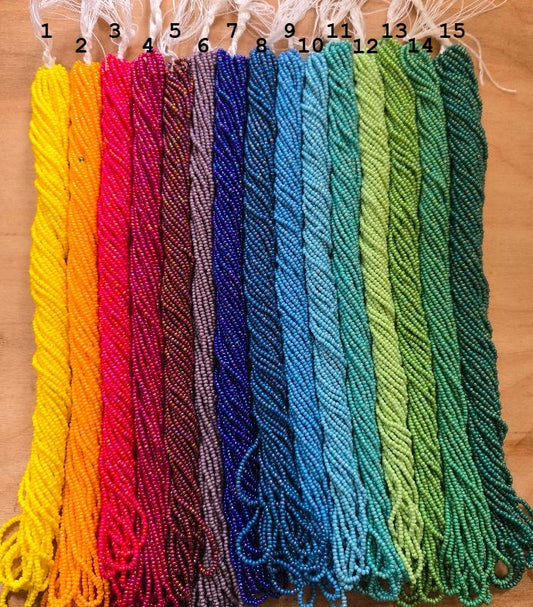 Czech Size 11 Opaque AB Seed Beads