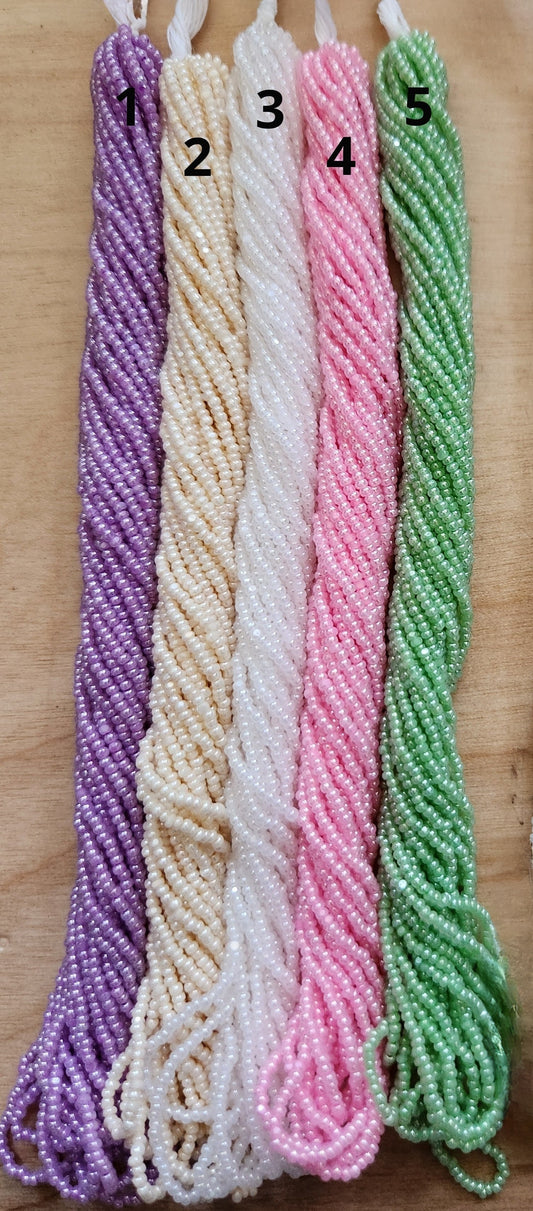 Size 13 Pearl  Charlotte Cut Beads