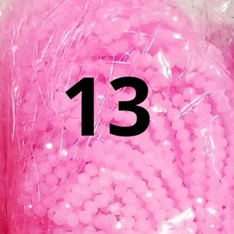 100 count 4mm dyed rondelles