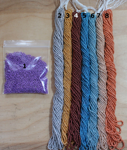 Czech Size 11 Metallic Seed Beads