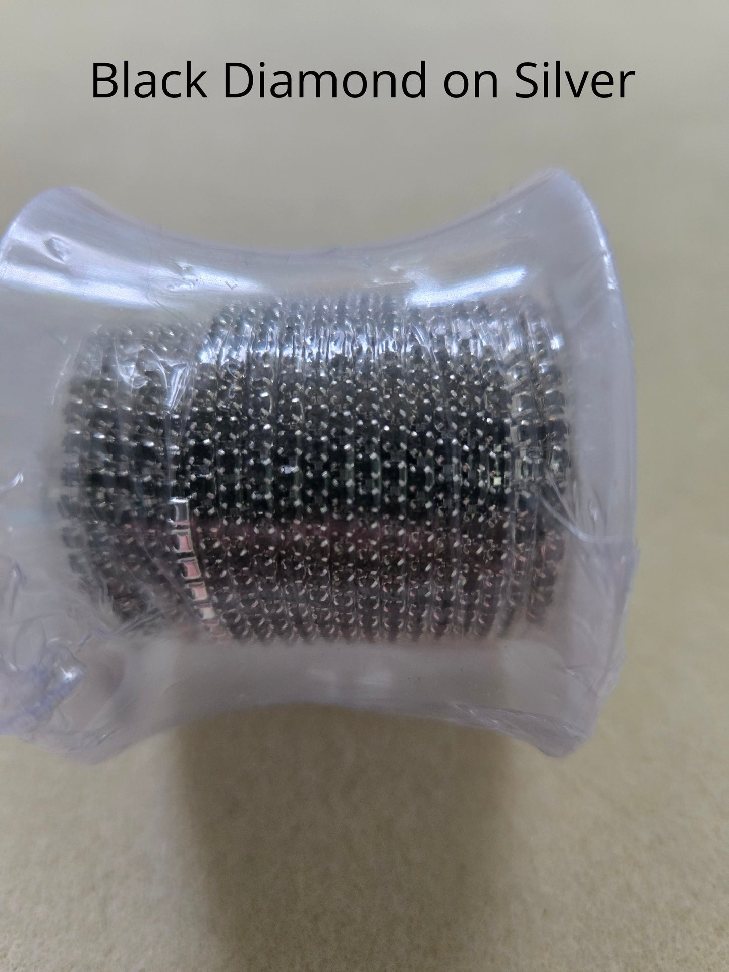 5 yard rolls ss6 metal cup rhinestone banding