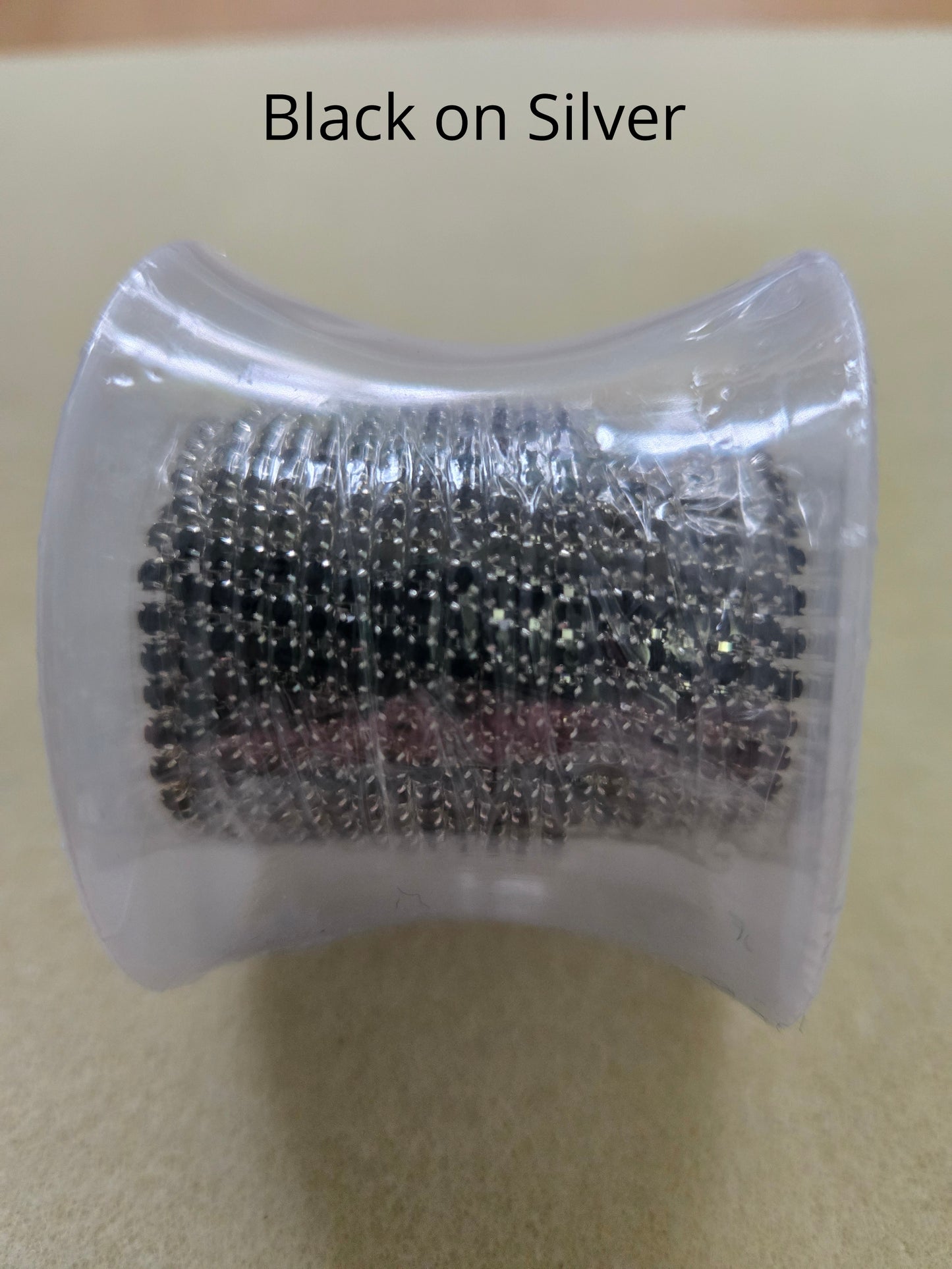 5 yard rolls ss6 metal cup rhinestone banding