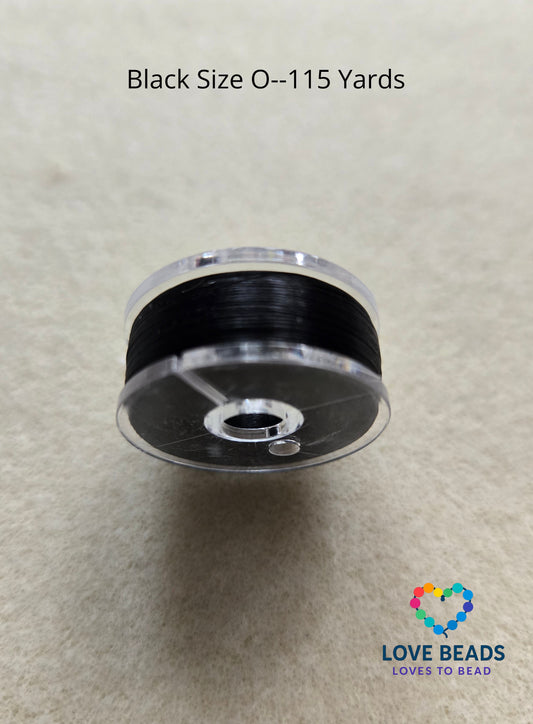 Nylin Size O Black 115 Yard Bobbin