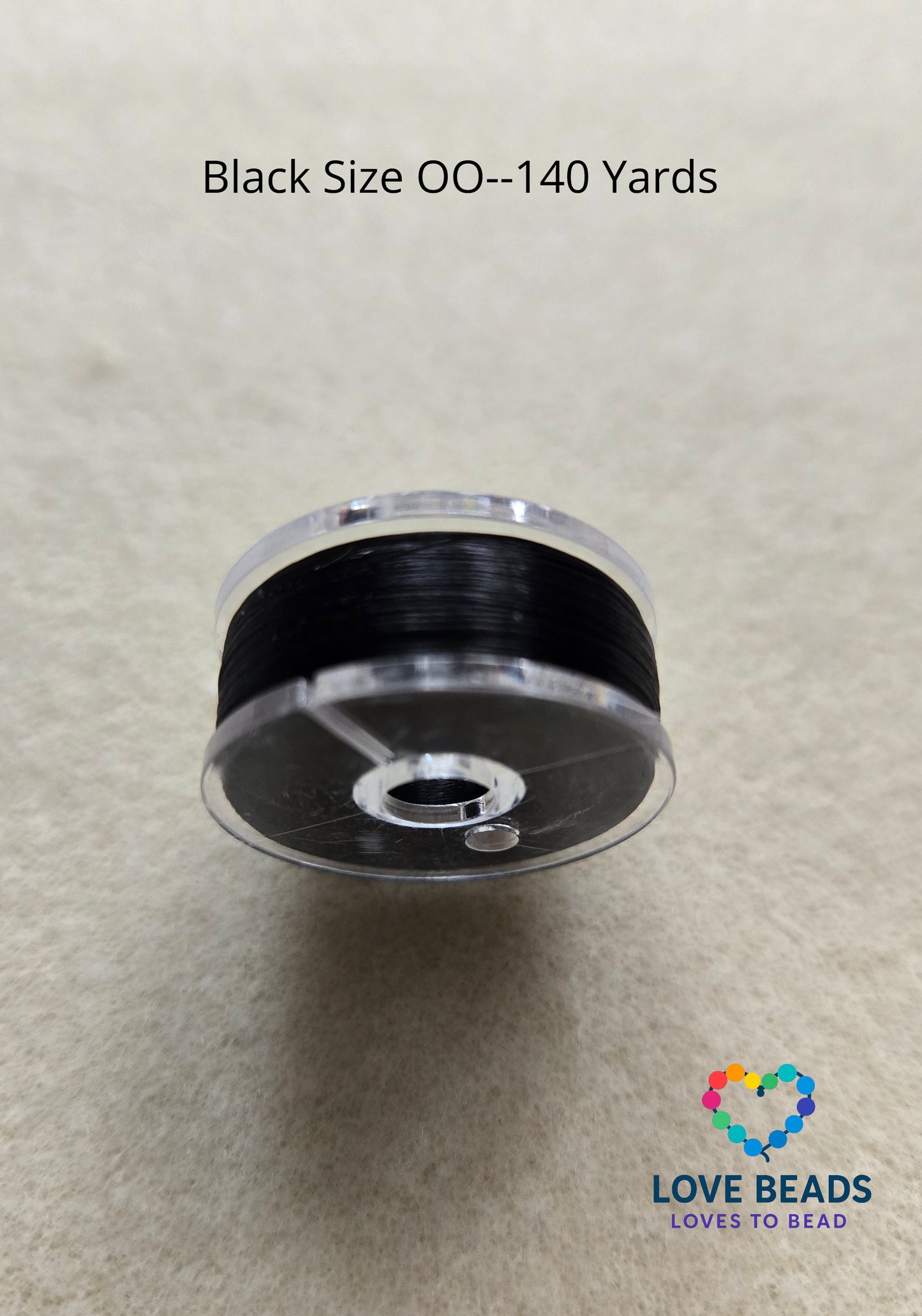 Nylin Size OO Black 140 Yard Bobbin
