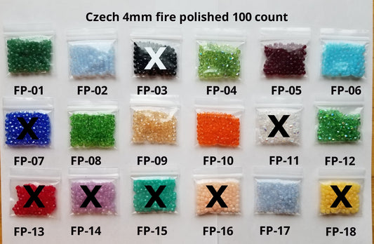 4mm Fire Polished