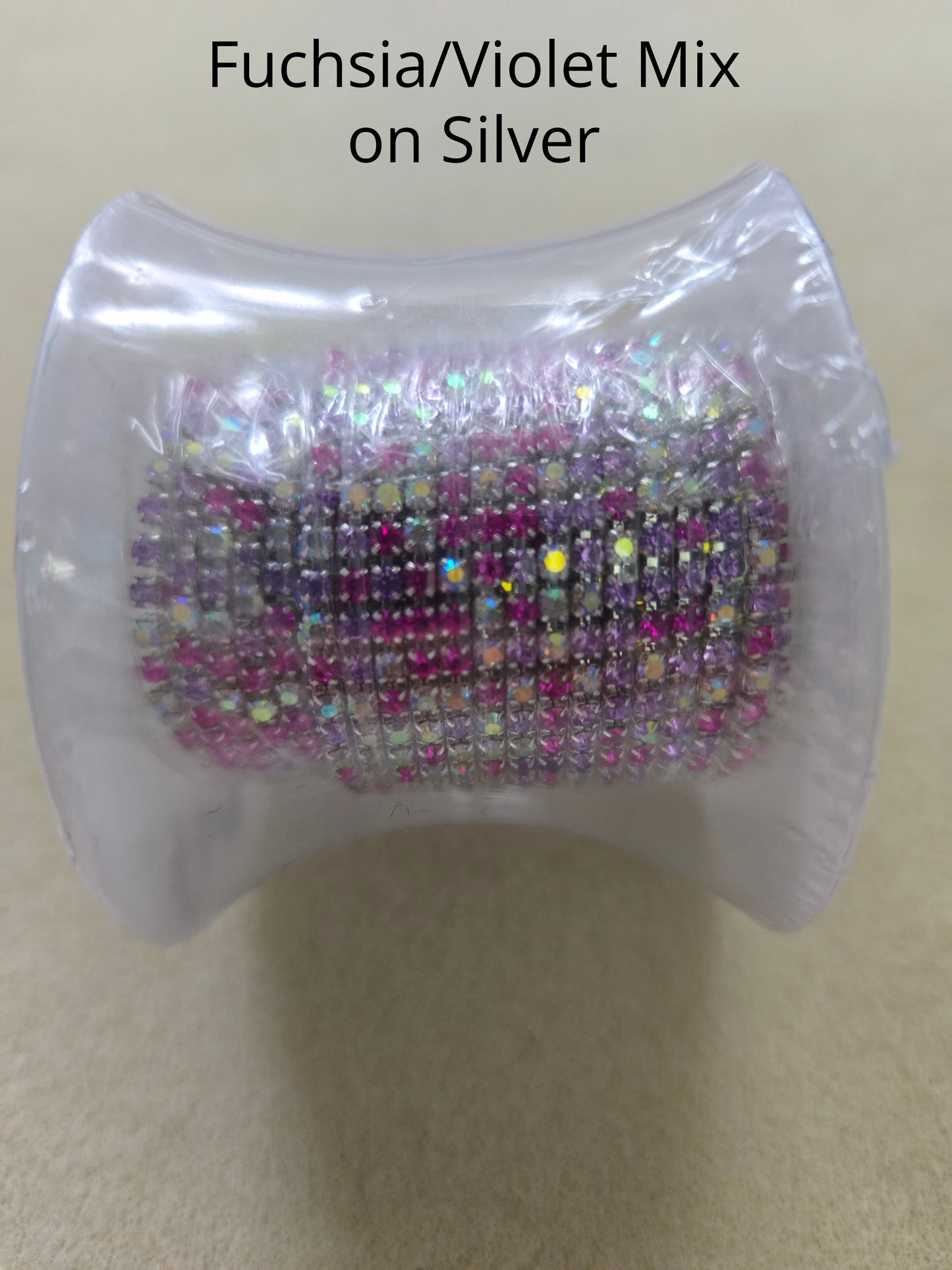 5 yard rolls ss6 metal cup rhinestone banding