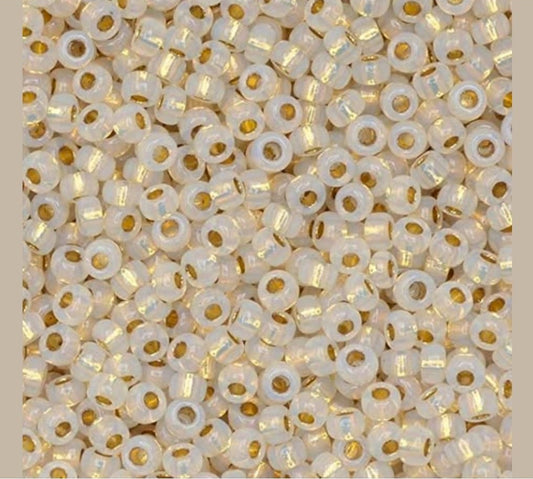 Size 11  24K gold lined opal