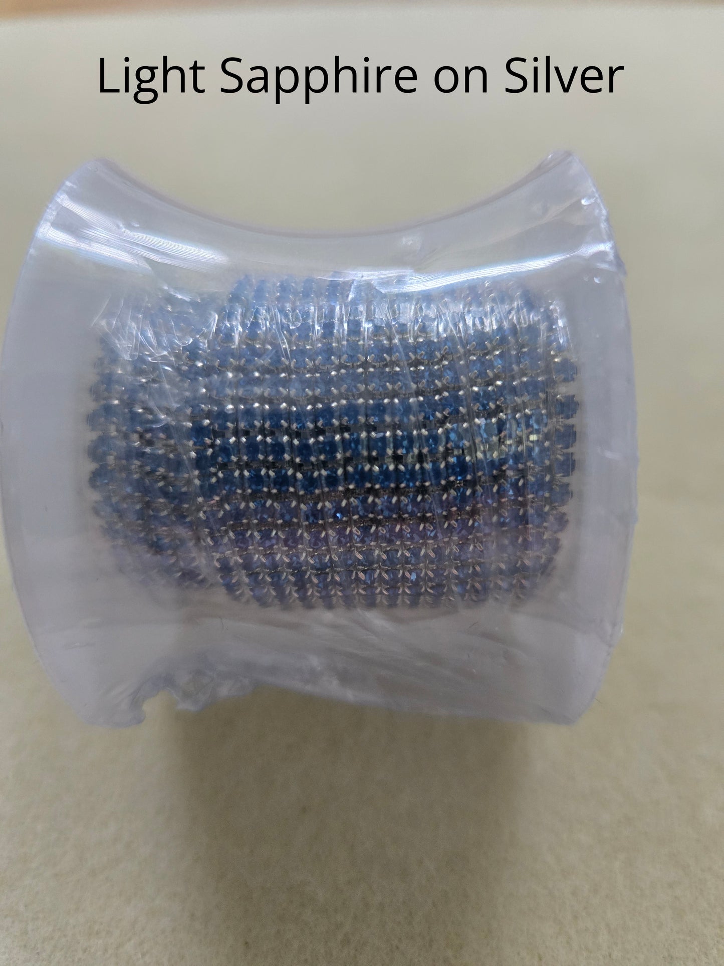 5 yard rolls ss6 metal cup rhinestone banding