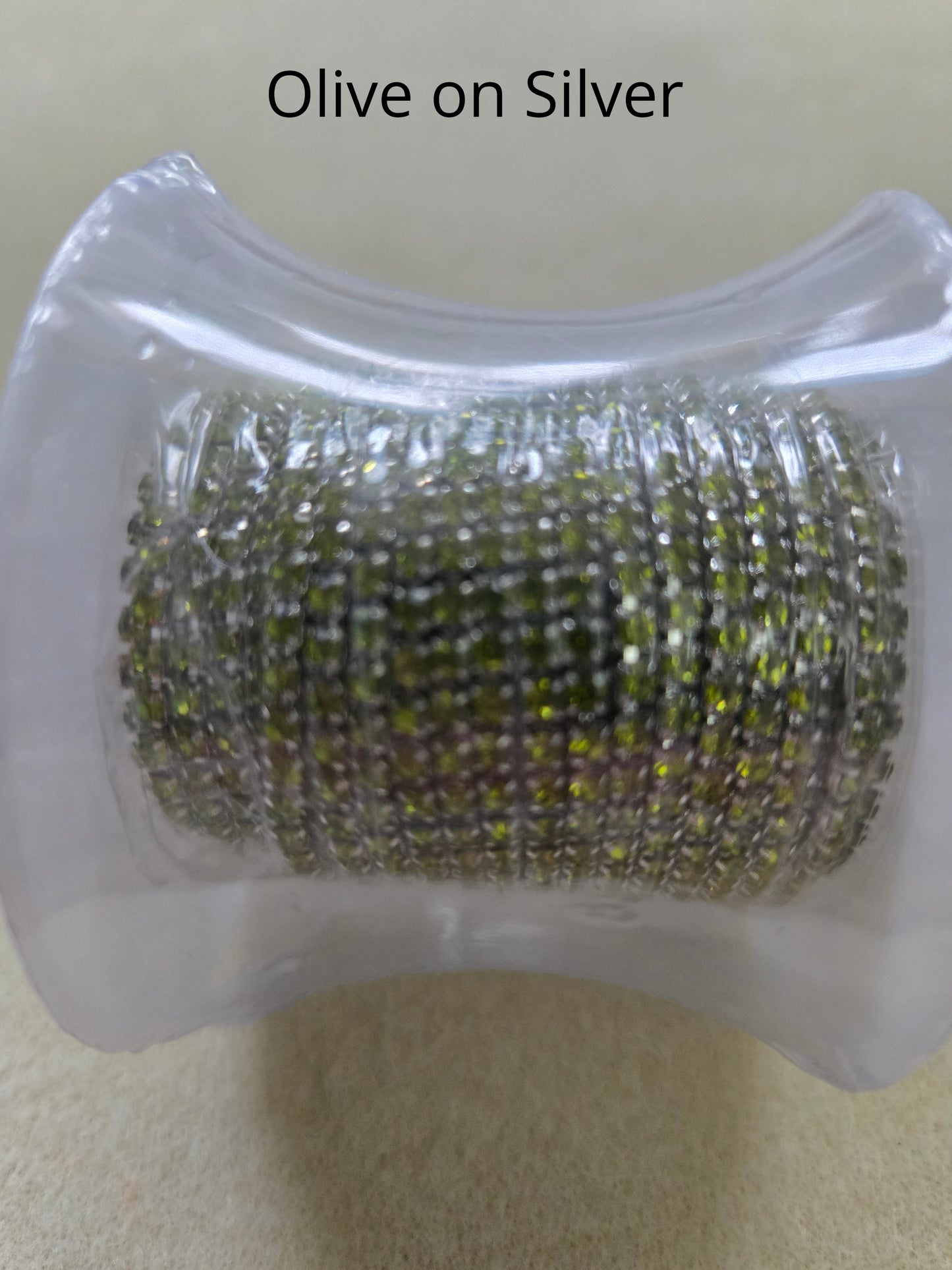 5 yard rolls ss6 metal cup rhinestone banding