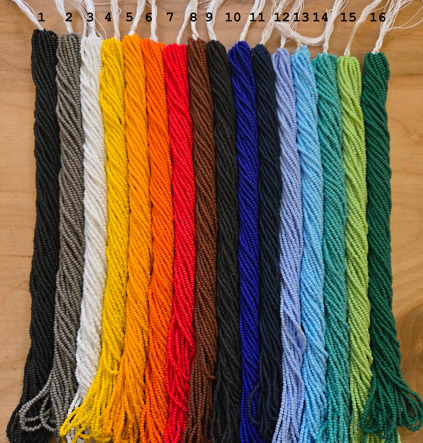 Czech Size 11 Opaque Matte Seed Beads