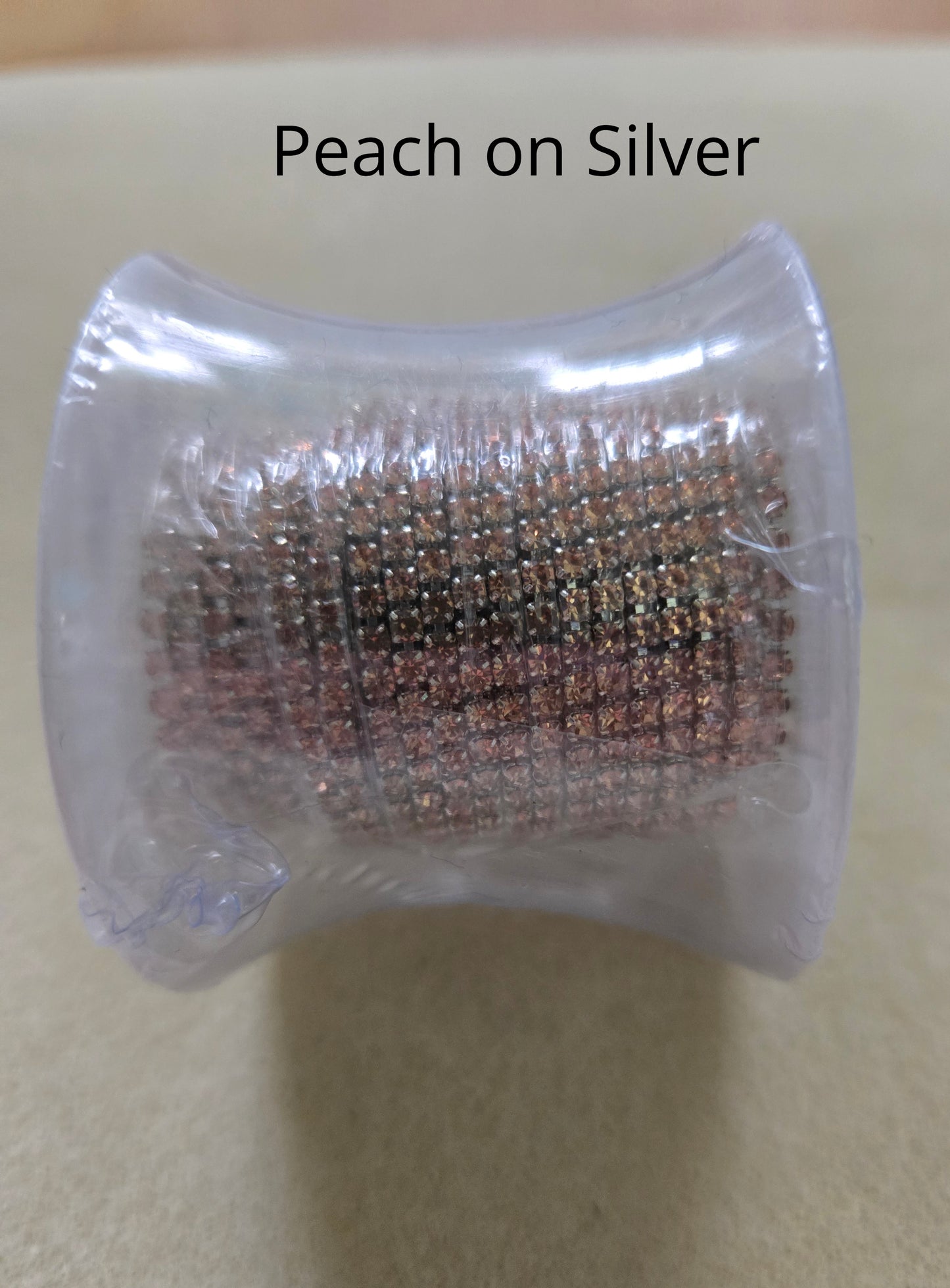 5 yard rolls ss6 metal cup rhinestone banding